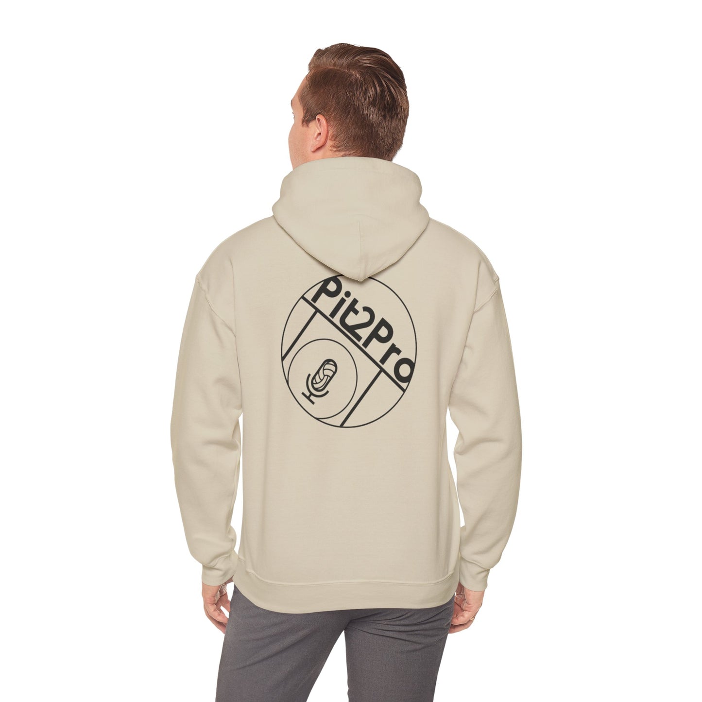 Everyday Small Print Hoodie with Backstamp Logo