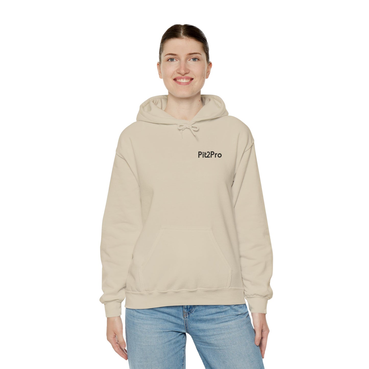 Everyday Small Print Hoodie with Backstamp Logo